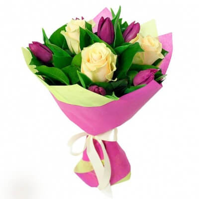 БУКЕТ "РОЗОВЫЙ БРИЗ"
