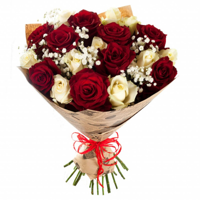 "Красно-белый микс"