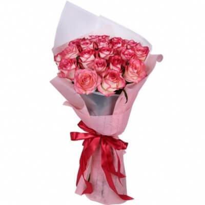 21 Длинная роза в упаковке