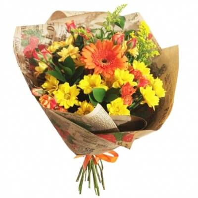 БУКЕТ "ТЁПЛЫЙ РАССВЕТ"